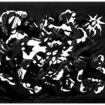 Black Phantasm Tendril, 2013. Archival inkjet monotype on rag paper. 22" x 17".